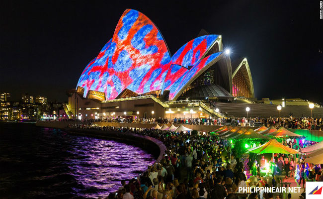 Hấp dẫn với lễ hội ánh sáng ở Sydney